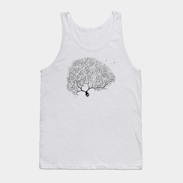 Purkinje Neuron Tank Top by erzebeth